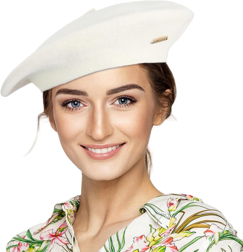 recapitula Satin Lining Classic Wool Beret Hats for Women Man Painter hat French Beret for Man Woman Warm Winte. - Image 1
